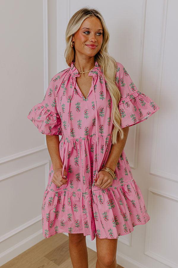 Sweet Crush Floral Mini Dress Product Image