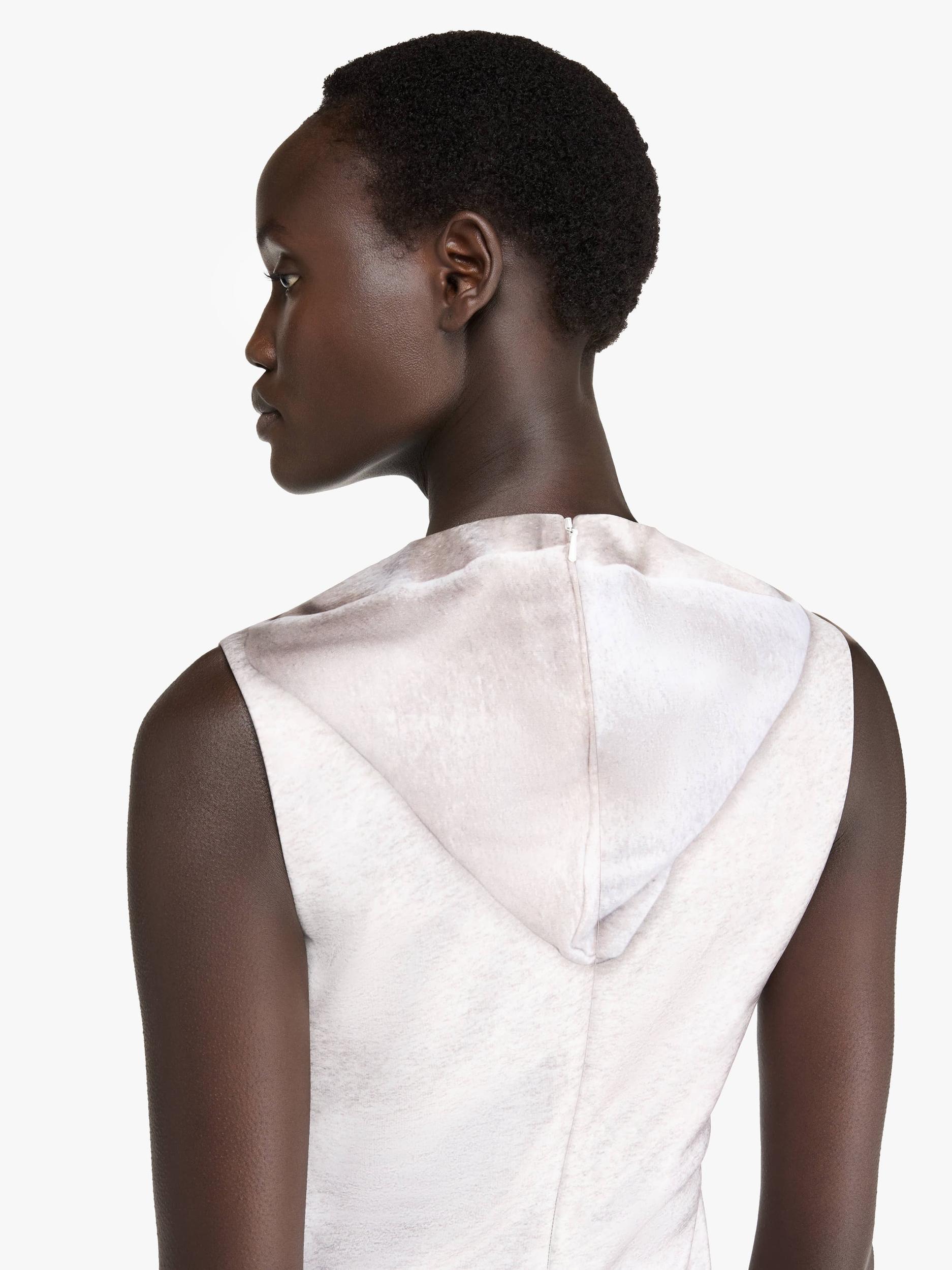 GREY MELANGE MINI SHIFT DRESS Product Image