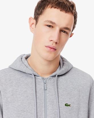 Men's Zip-Up Fleece Hoodie Product Image