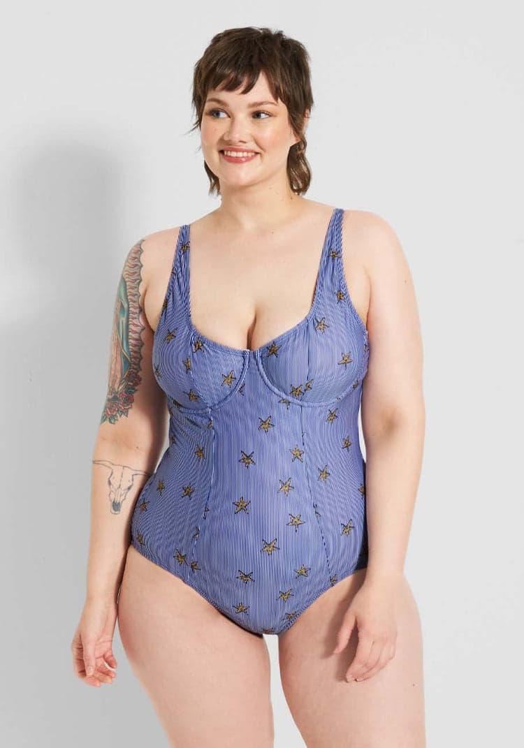 The Brandy Underwire One-Piece Swimsuit Product Image