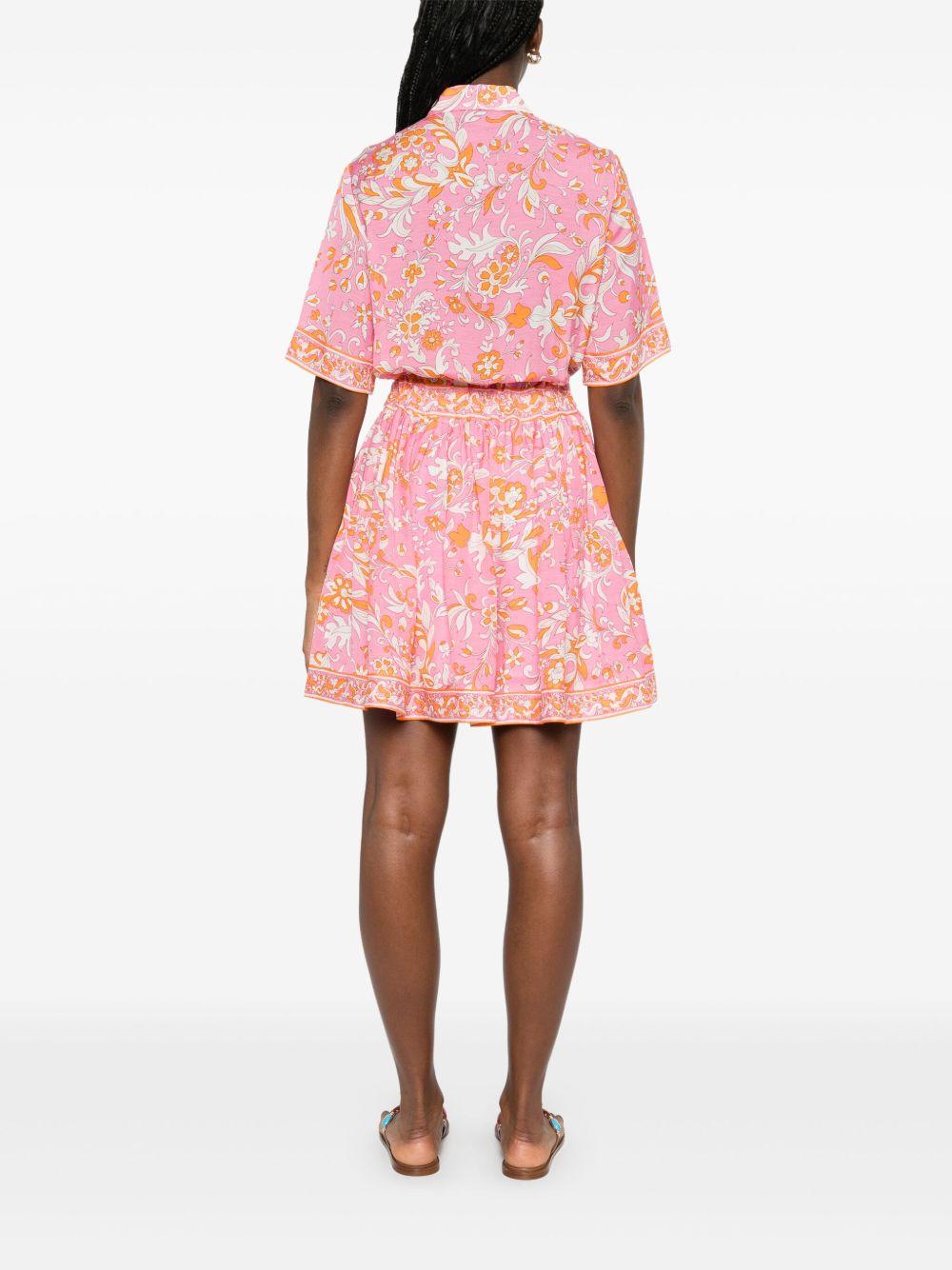 floral-print mini dress Product Image