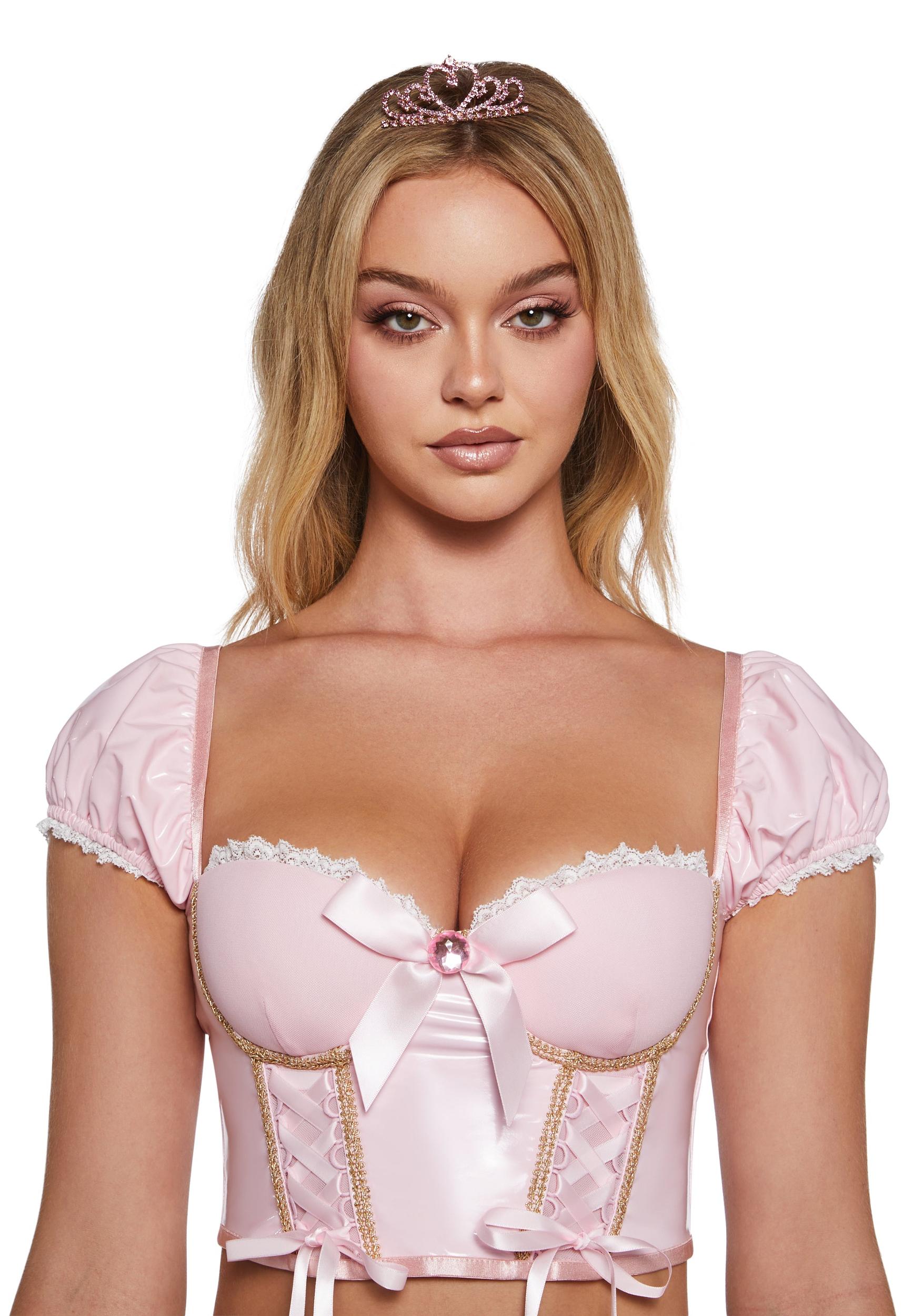 Sleeping Beauty Aurora Disney Lingerie Set - Pink Product Image