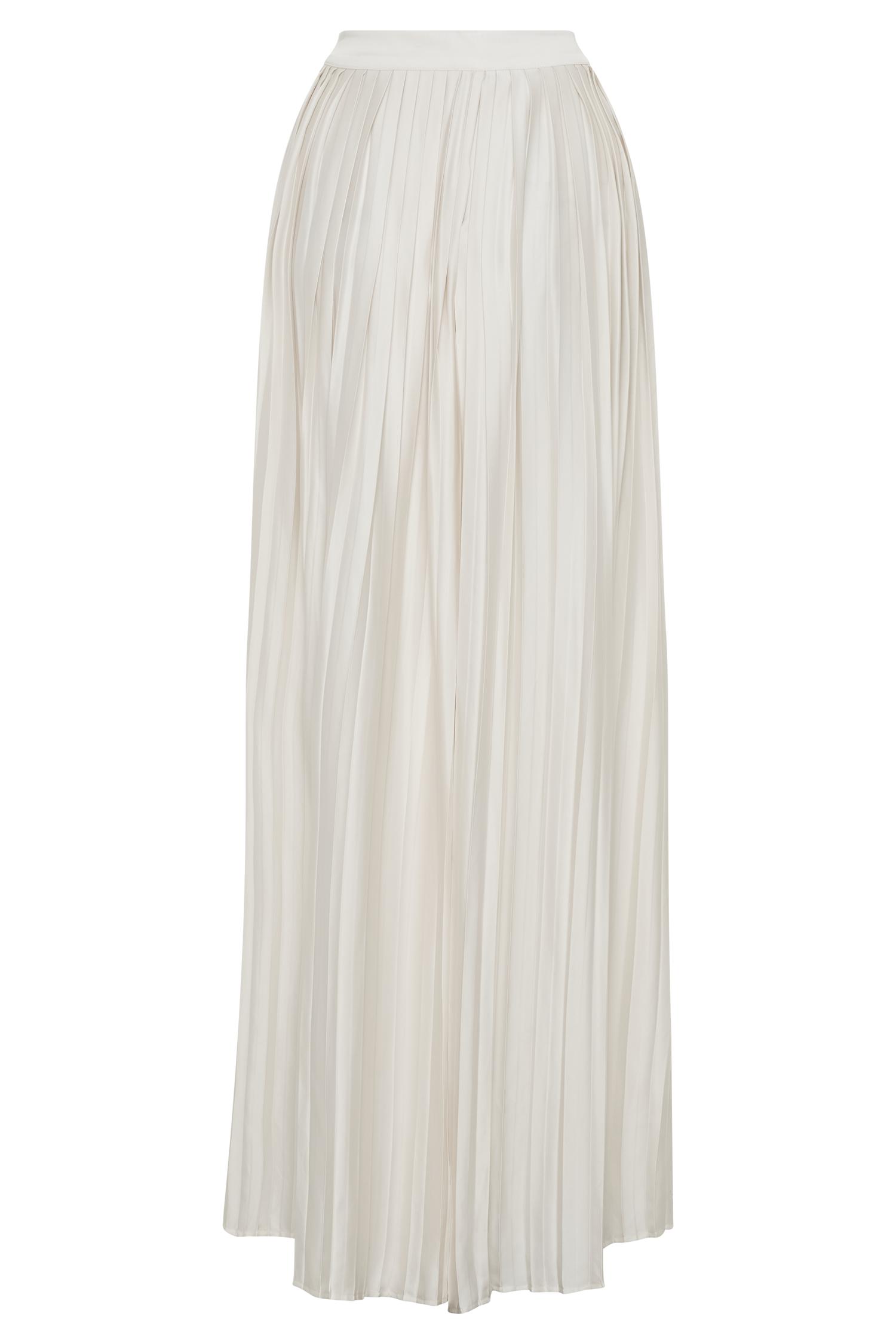 Tyla Draped Slinky Halter Top - White Product Image