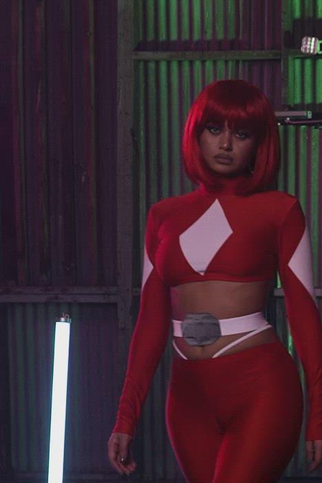 Power Sexy Superhero 4 Piece Costume Set - Red/combo Product Image