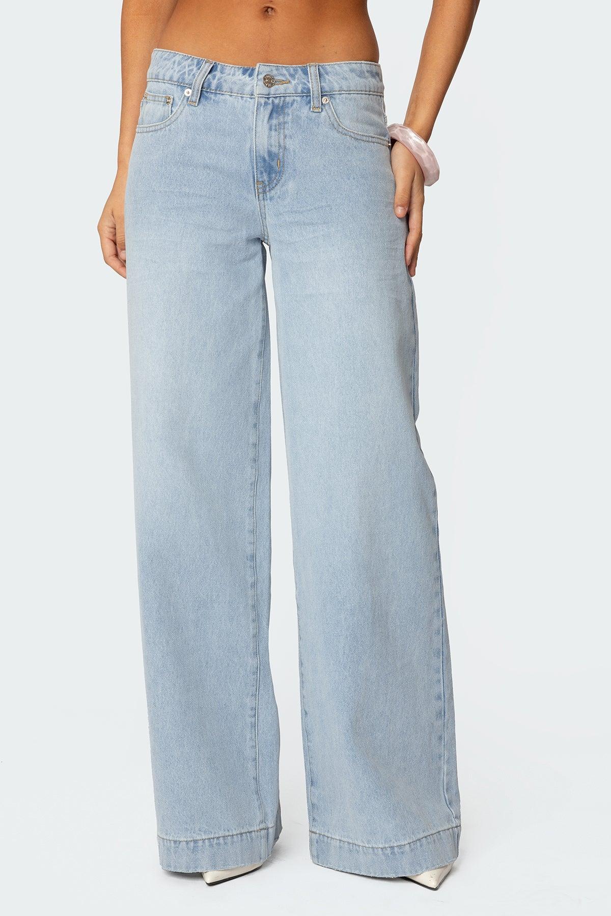 Sidonie Low Rise Baggy Jeans Product Image