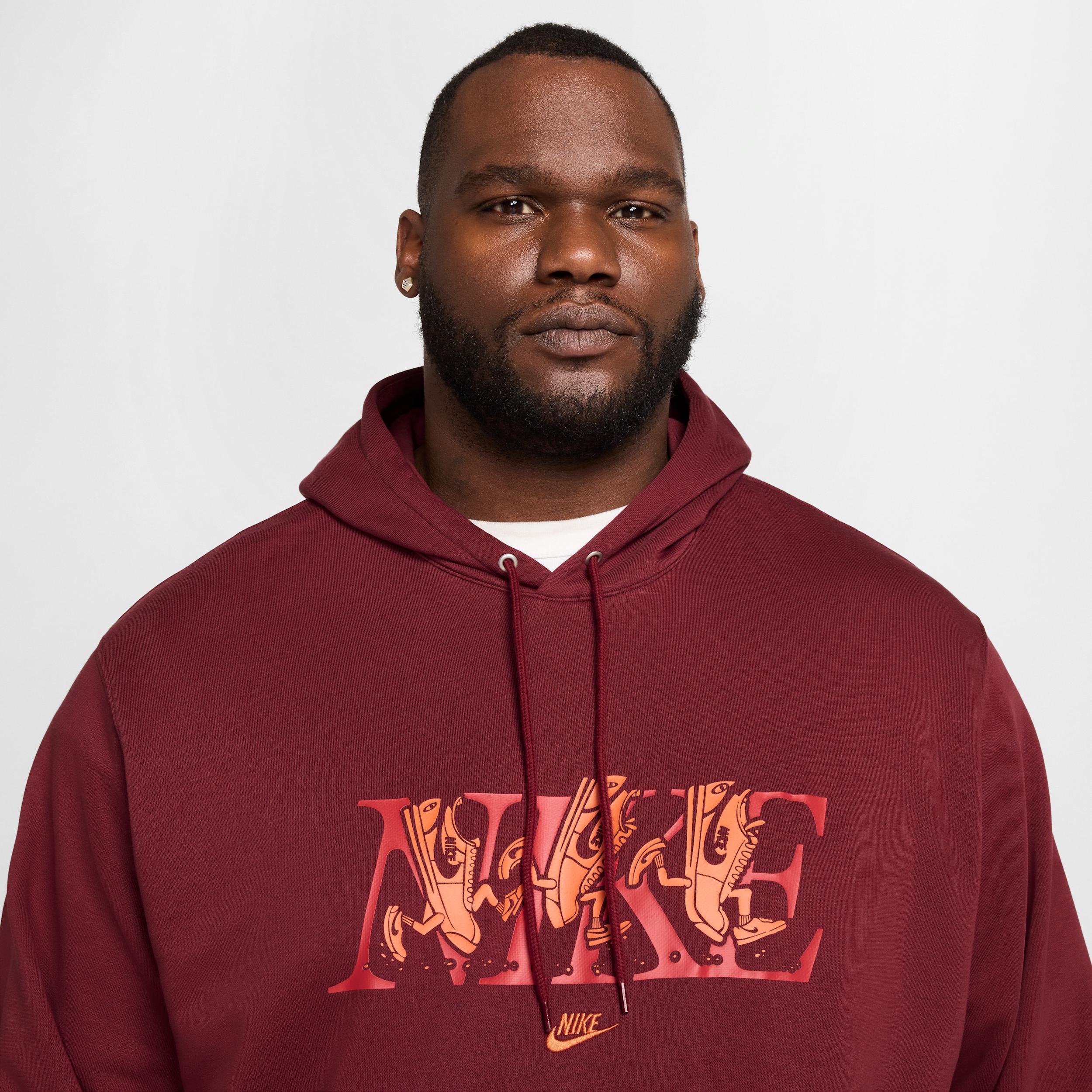 Nike Mens Club French Terry Hoodie | HJ2177-010 Product Image