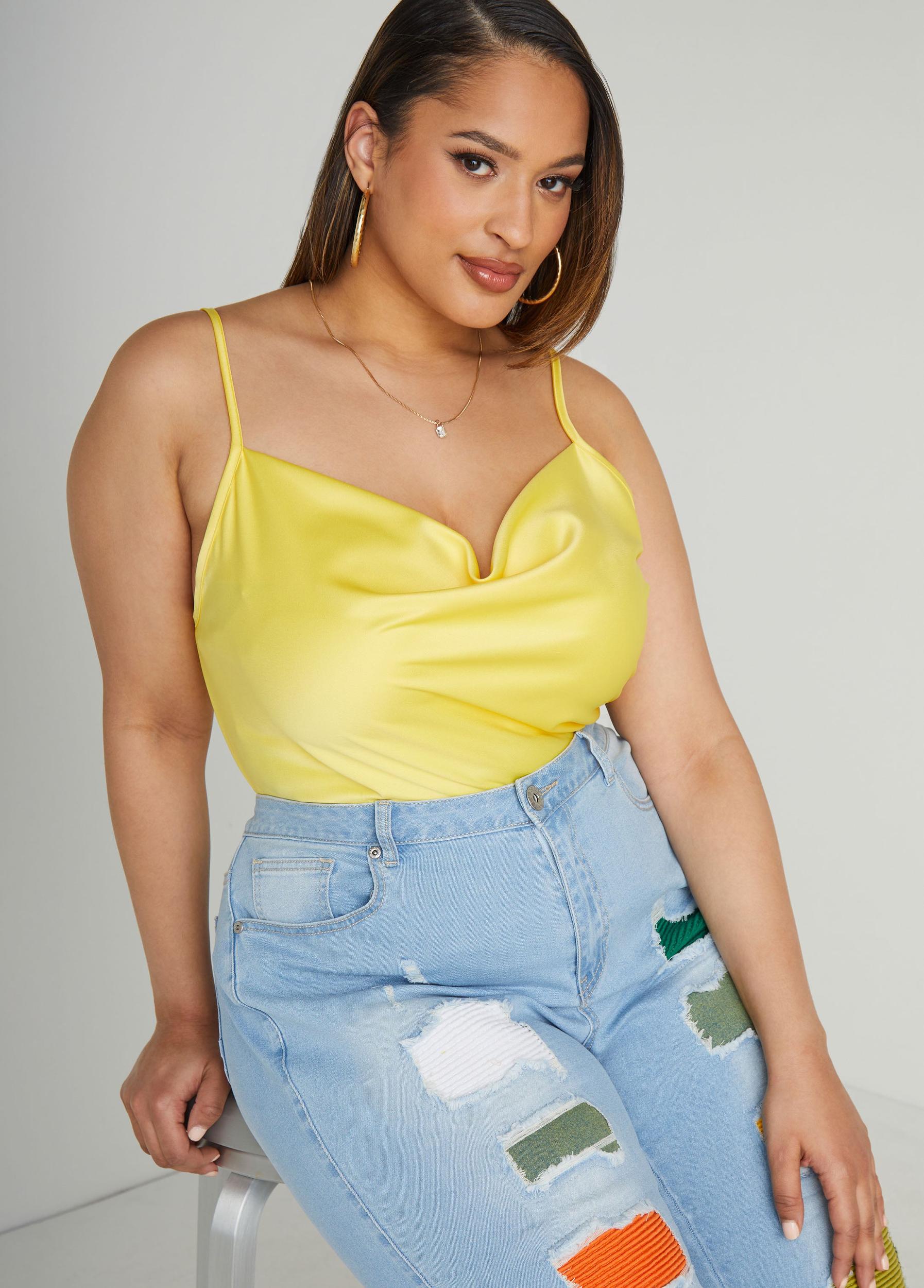 Cowl Neck Satin Cami Product Image
