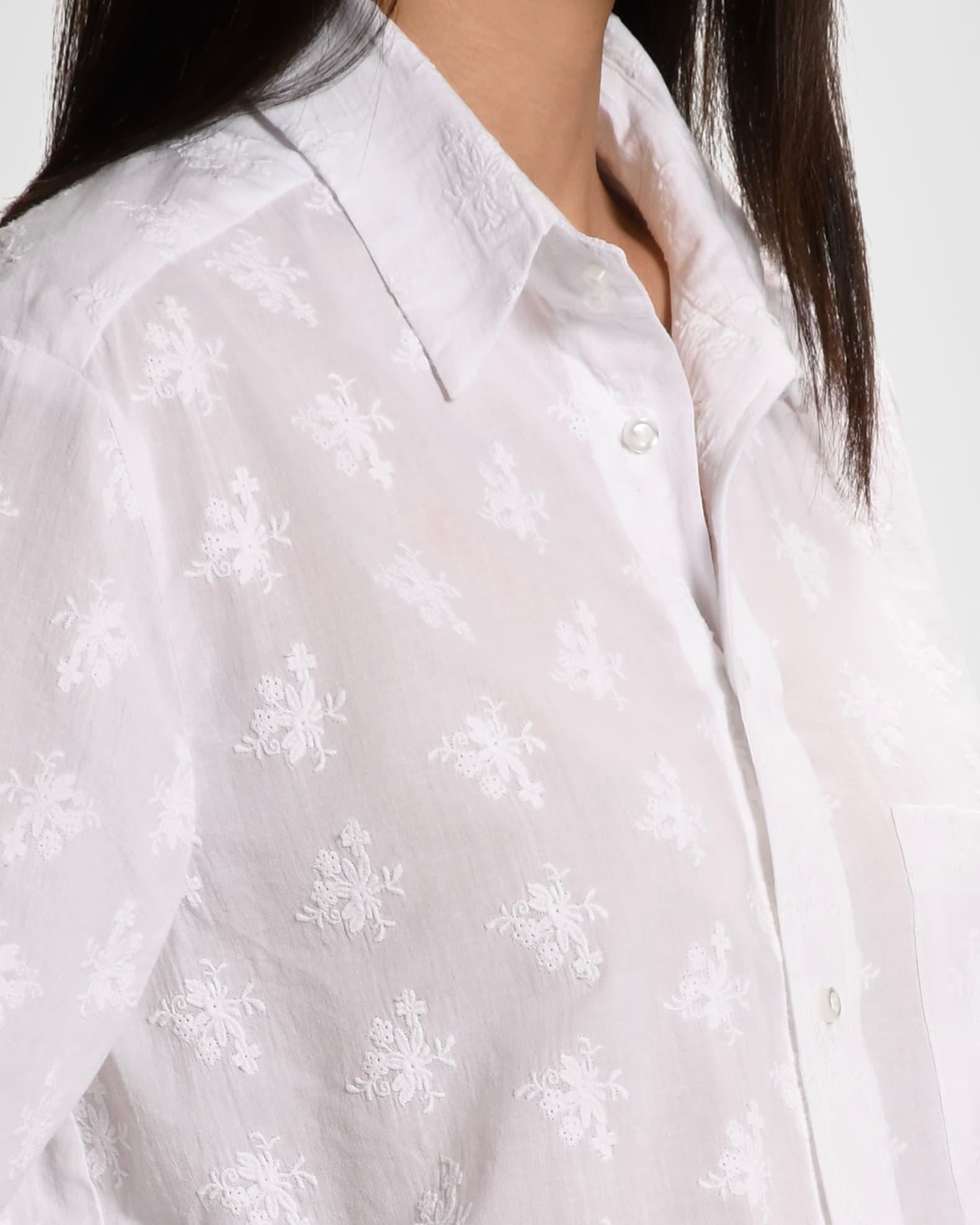 The Shorty Floral-Embroidered Shirt Product Image