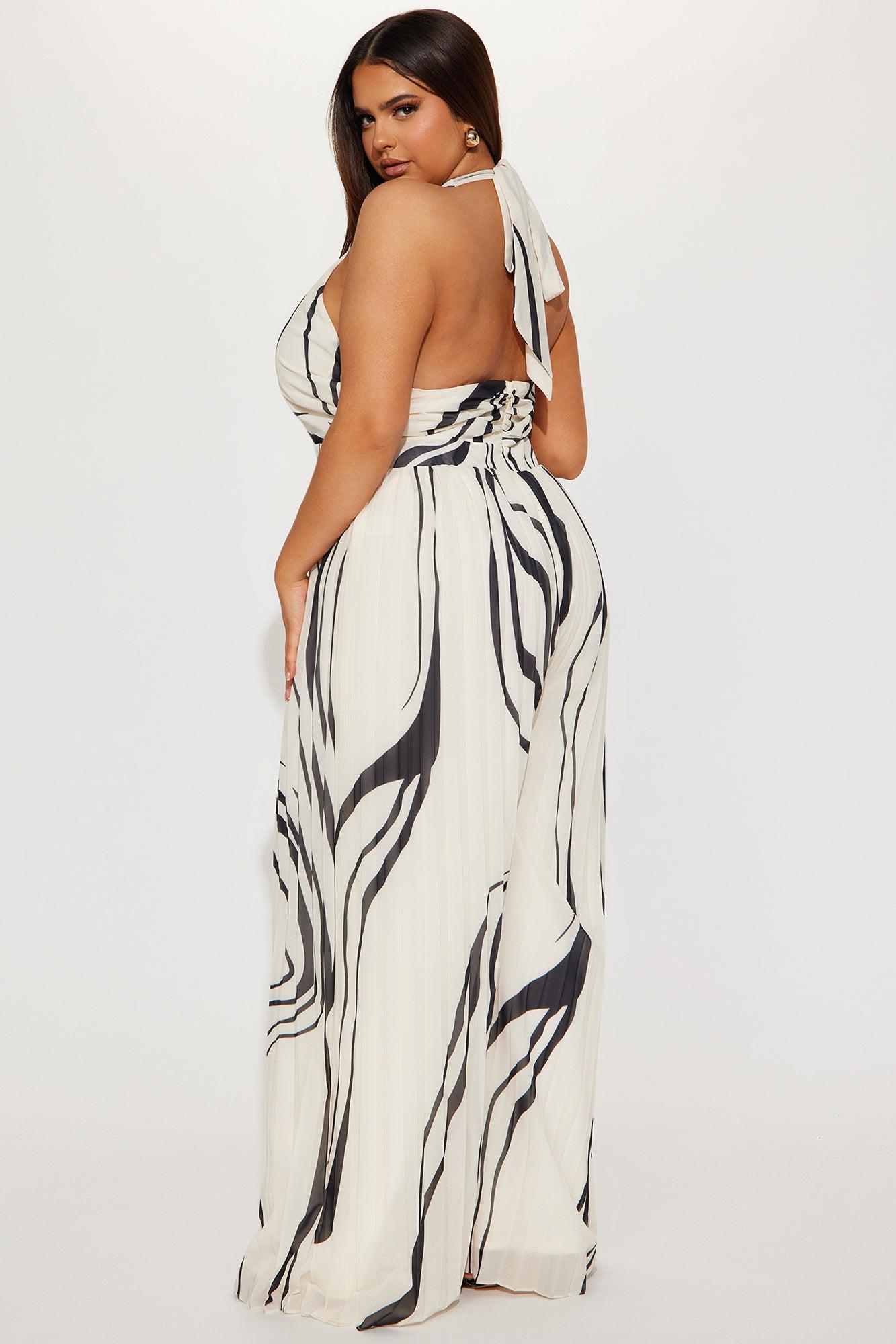 Tropicana Jumpsuit - Off  White/combo Product Image