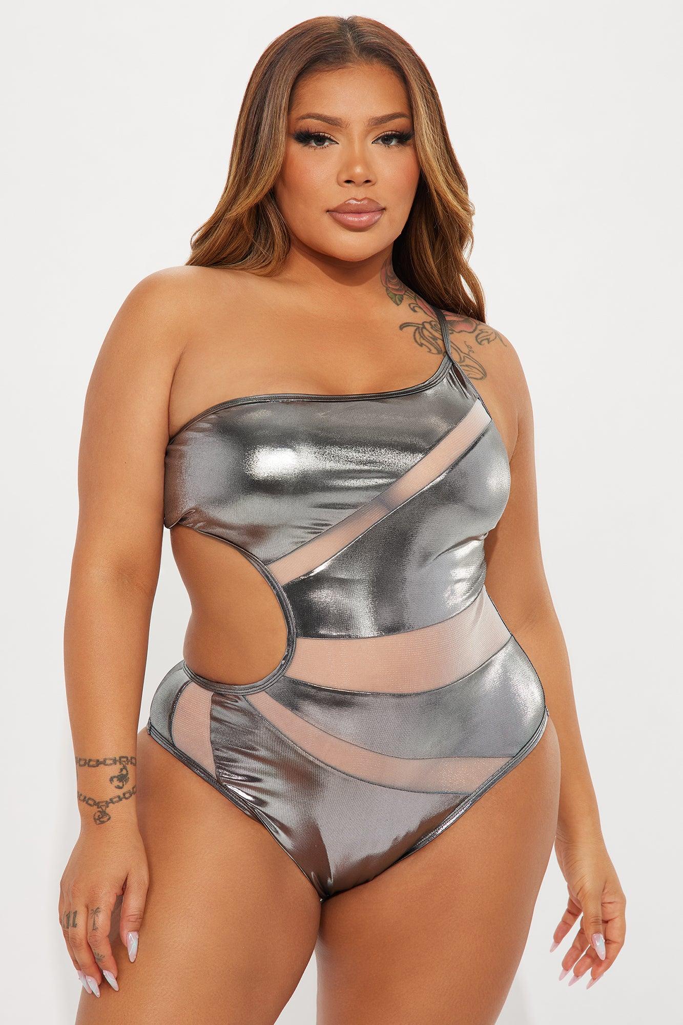 Juliette 1 Piece Swimsuit - Silver Product Image