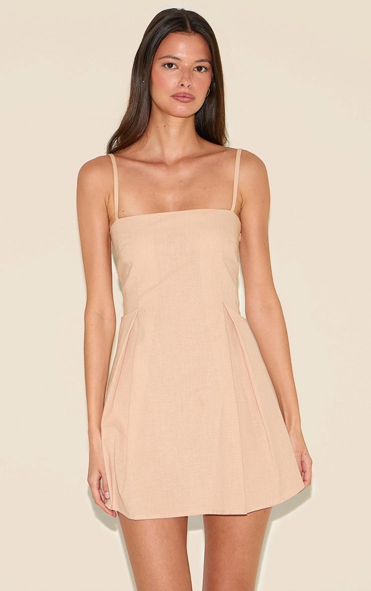 Natural A-line Mini Dress Product Image