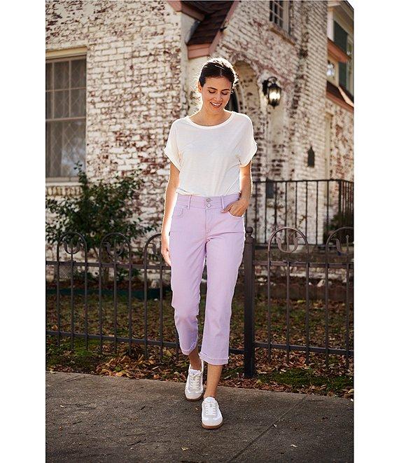 Code Bleu Soho Mid Rise 5 Pocket Stretch Capri Jeans Product Image