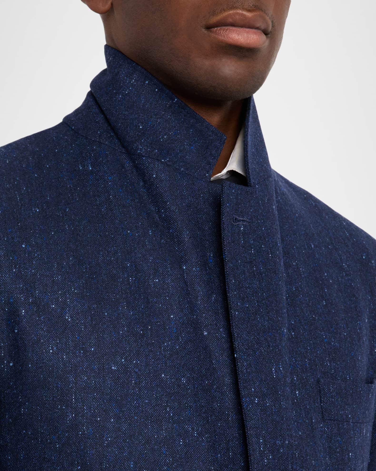 Men's Wool and Cashmere Flecked Two-Piece Suit Product Image