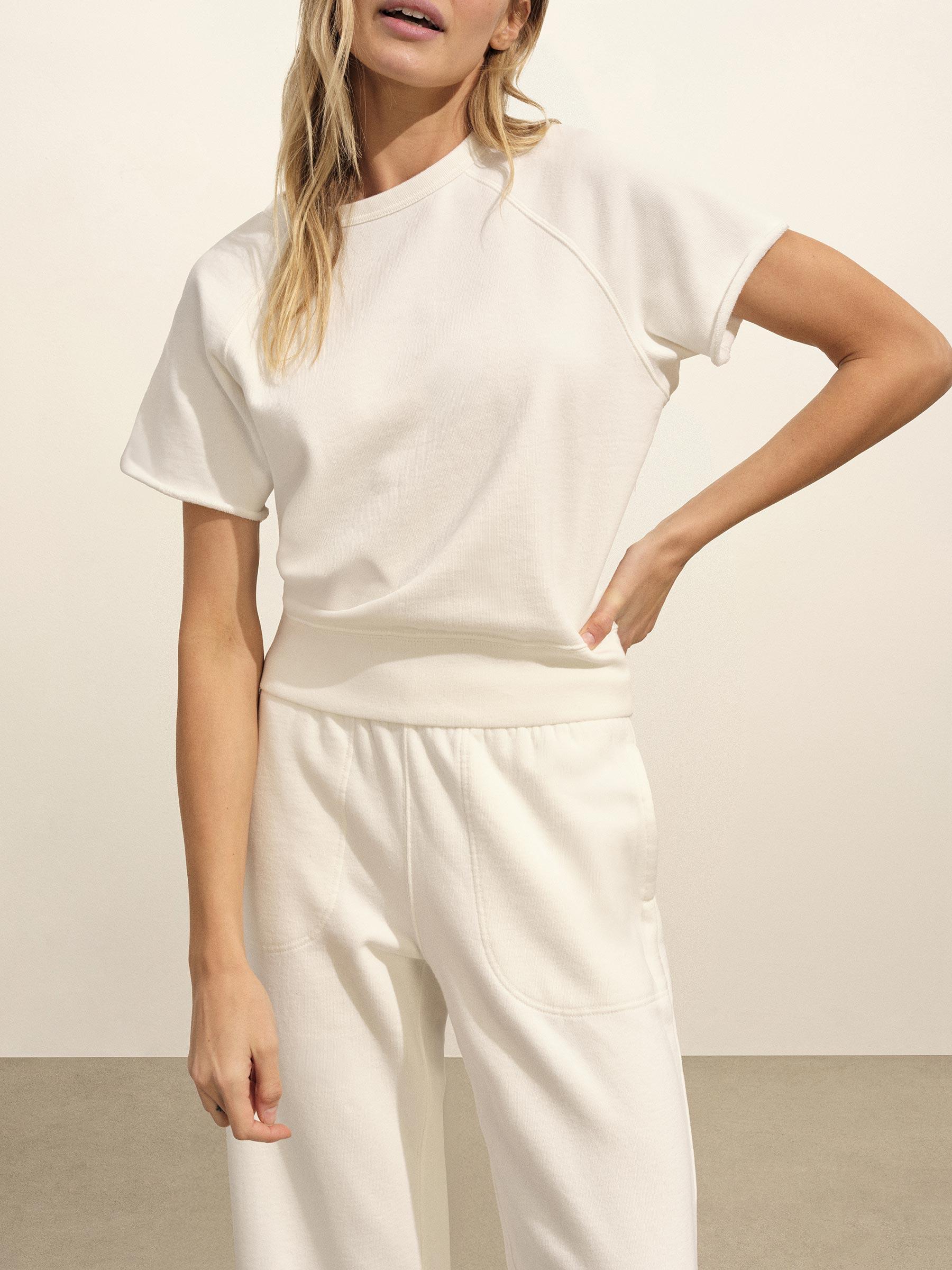 Natural Tropez Terry Cloth Wide Leg Pant Product Image
