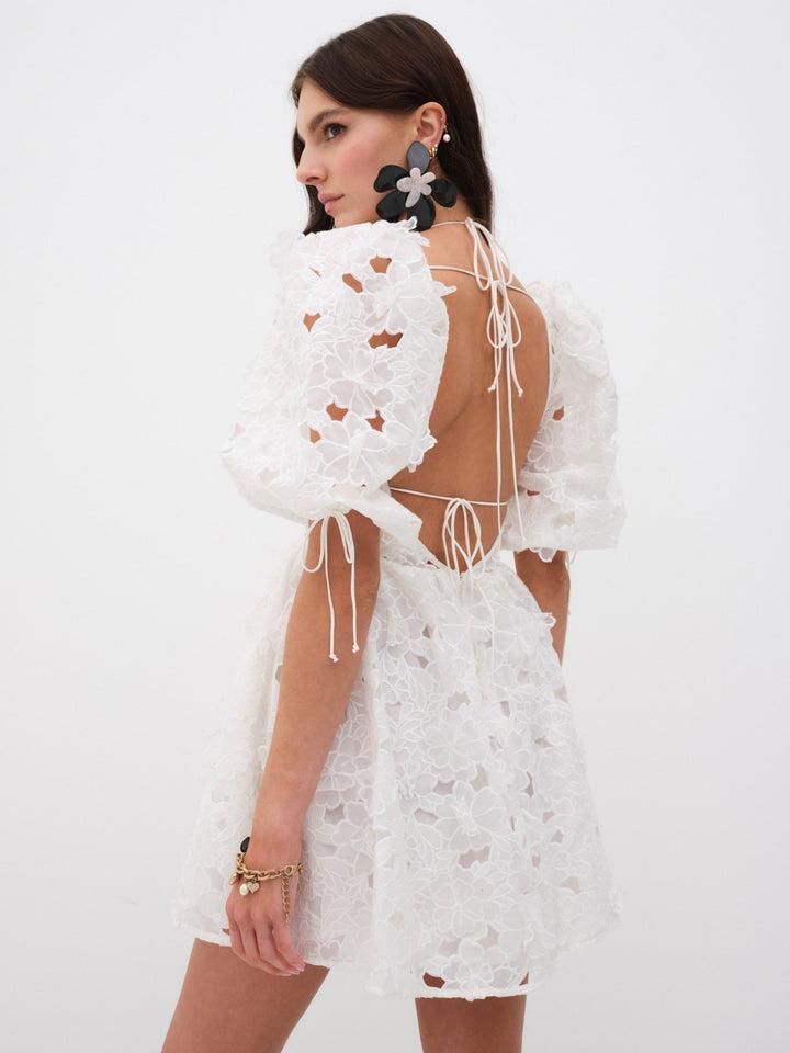 Leighton Mini Dress — White Product Image