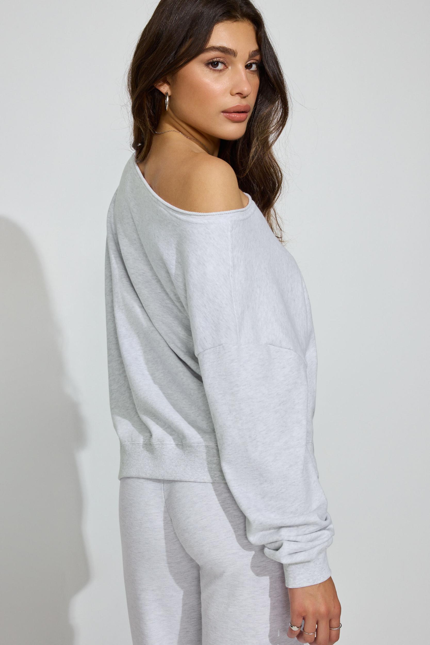 Smooth Scoop Neck Long Sleeve Top Product Image