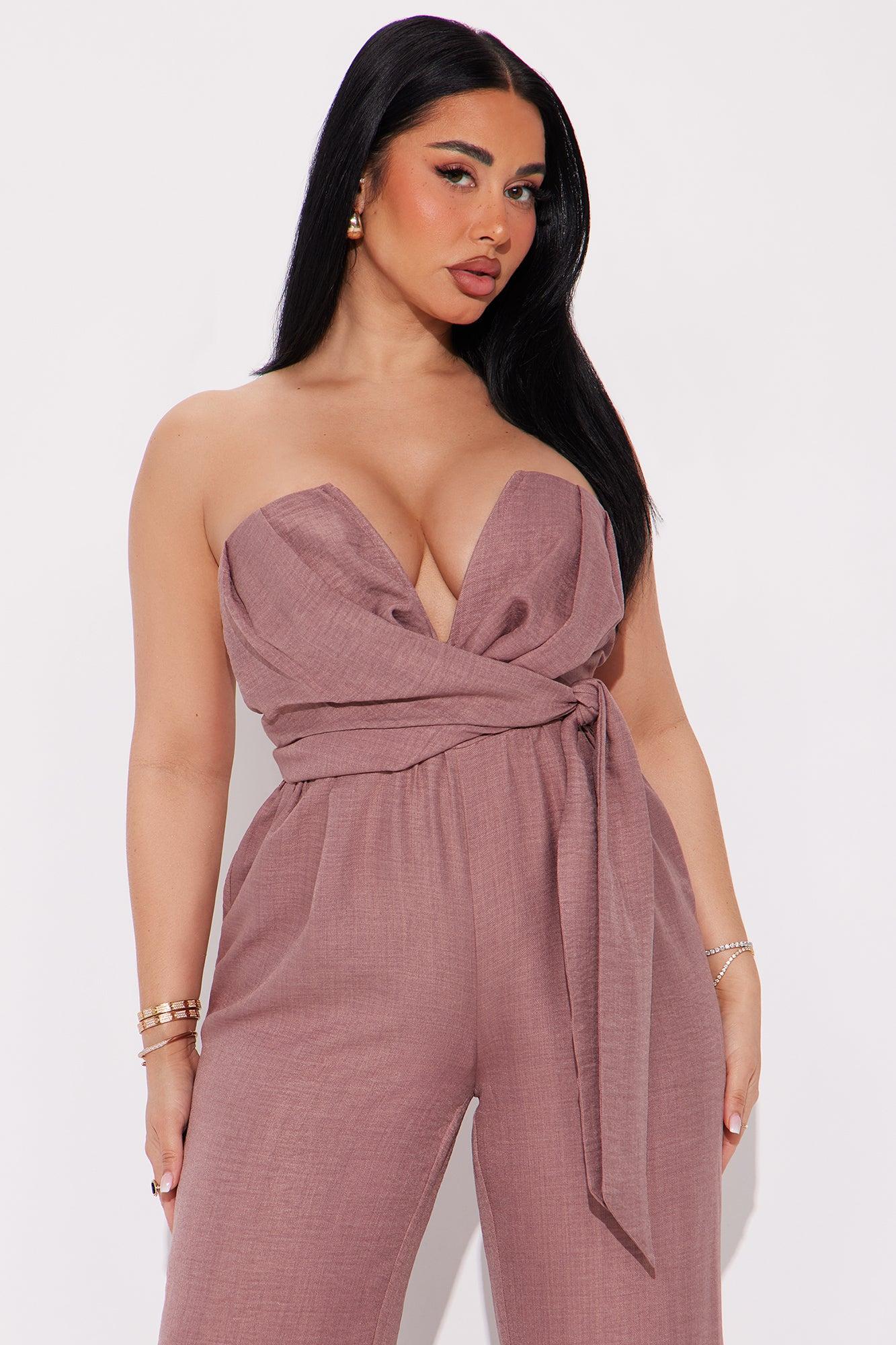 Rehna Jumpsuit - Mocha Product Image
