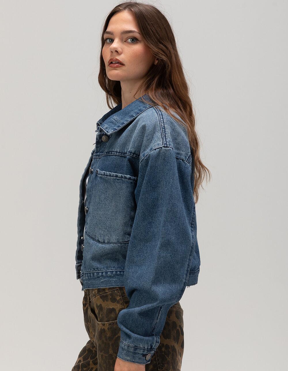 RSQ Womens Denim Jacket - MEDIUM WASH Product Image