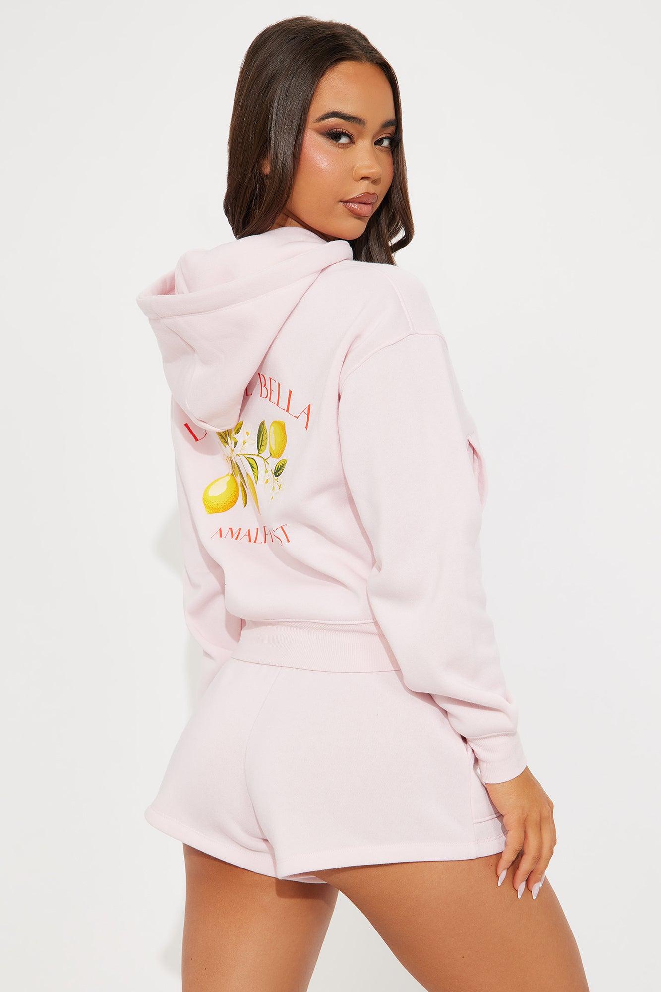 Coastal Taste 3 Piece Fleece Short Set - Lilac Product Image