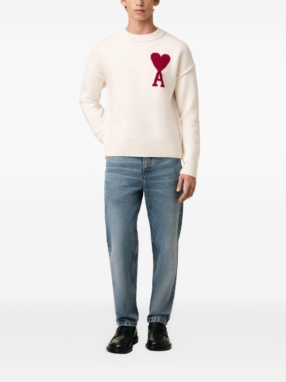 intarsia-knit wool sweater Product Image
