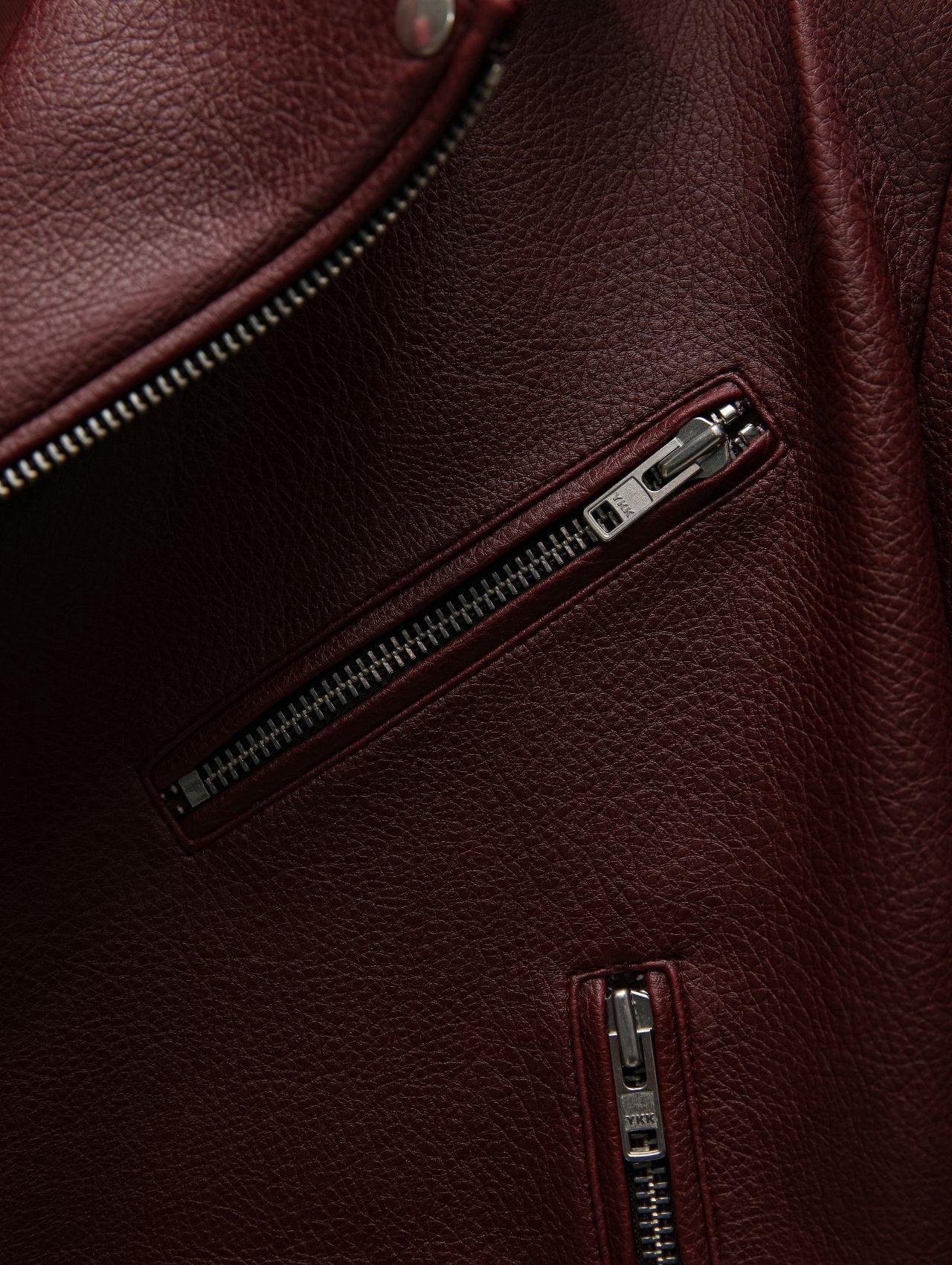 Mikal Burgundy Jacket Product Image
