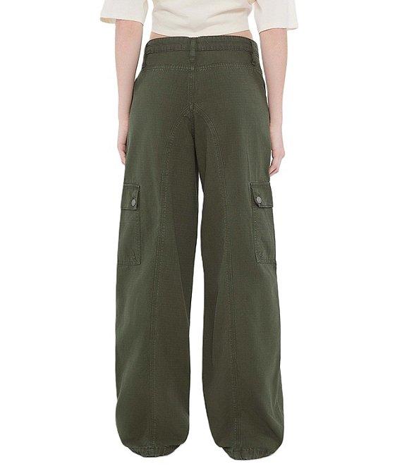 Guess Mid Rise Utility Ripstop Cargo Pants Product Image
