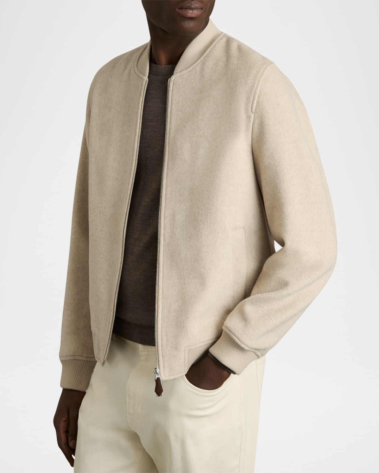 Men's Harlan Brushed Bomber Jacket Product Image