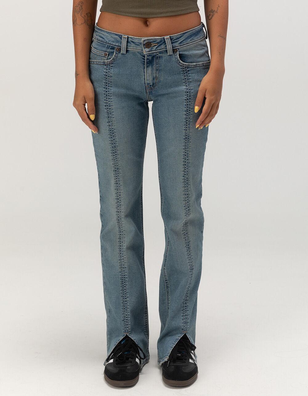 LEVI'S Seamed Superlow Bootcut Womens Jeans - The Small Idea - DARK VINTAGE Product Image