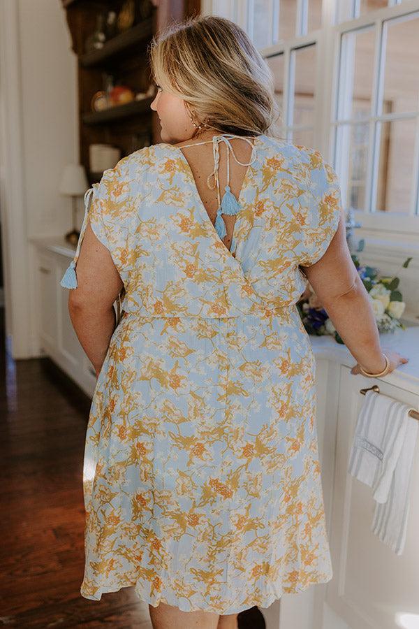 Kind Moment Floral Mini Dress Curves Product Image