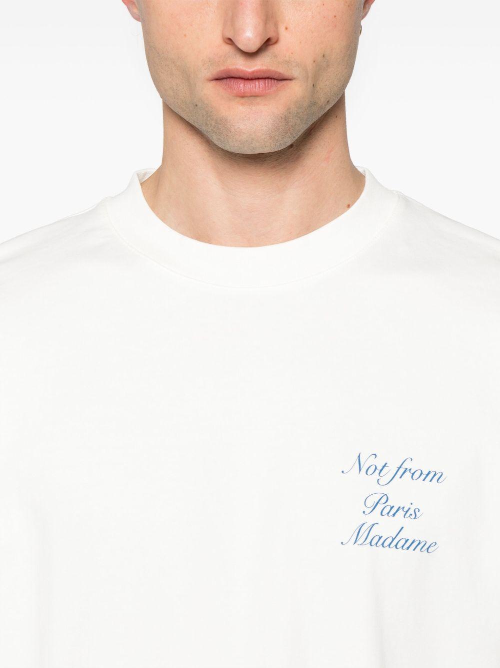 Le T-shirt Slogan Cursive T-shirt  Product Image