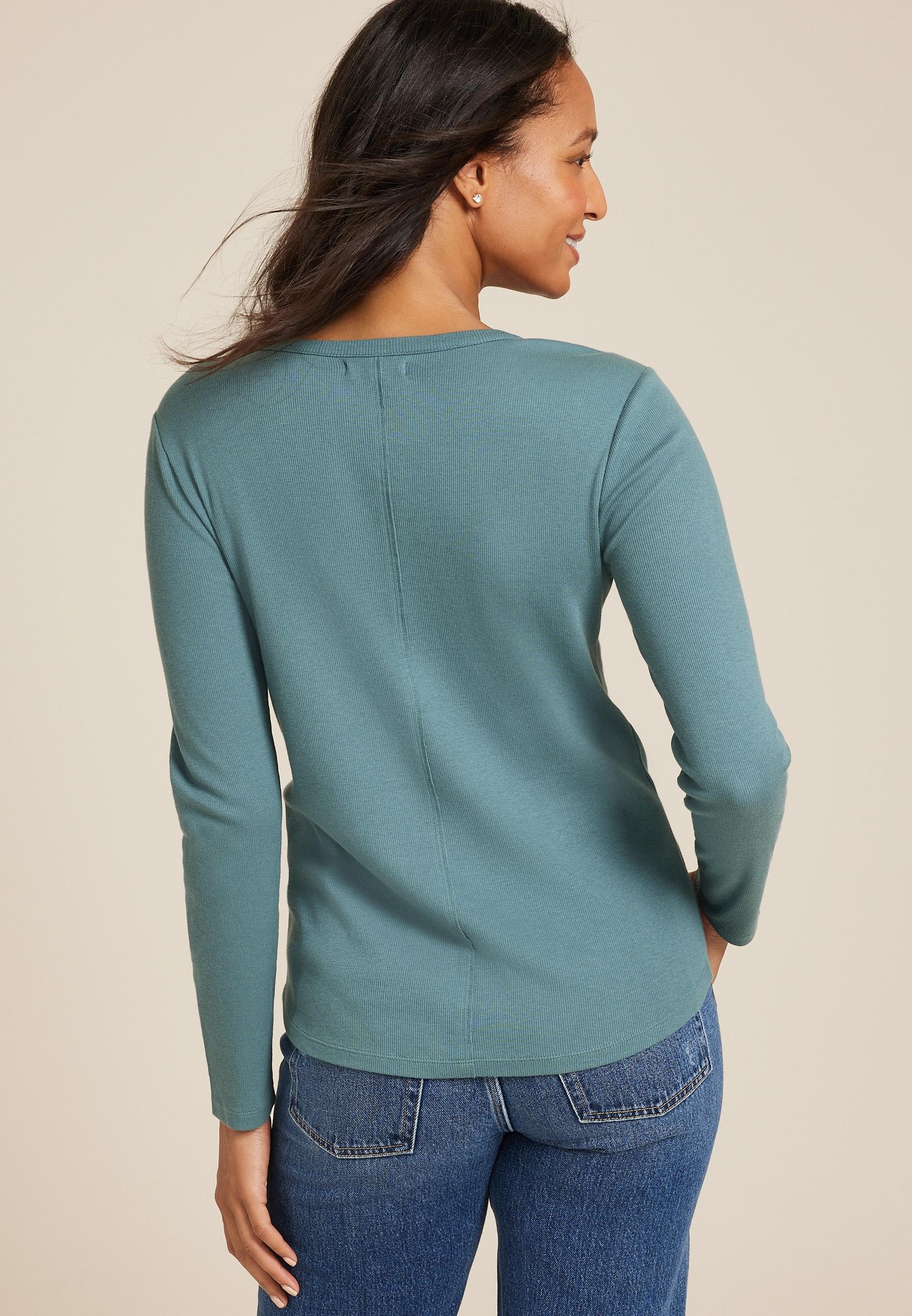 Henley Long Sleeve Tee Product Image