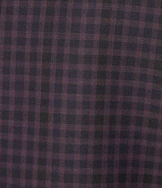Cremieux Modern Fit Dark Plaid Pattern Wool Sport Coat Product Image