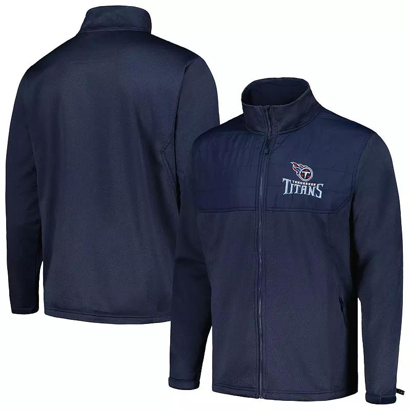 Men's Dunbrooke Heather Navy Tennessee Titans Explorer Tech Full-Zip Jacket,  Product Image
