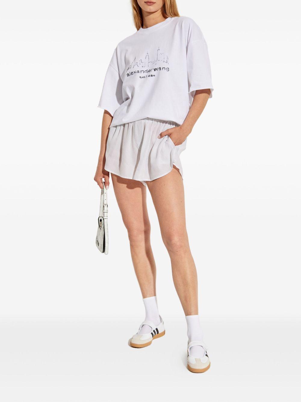 city skyline-print T-shirt Product Image