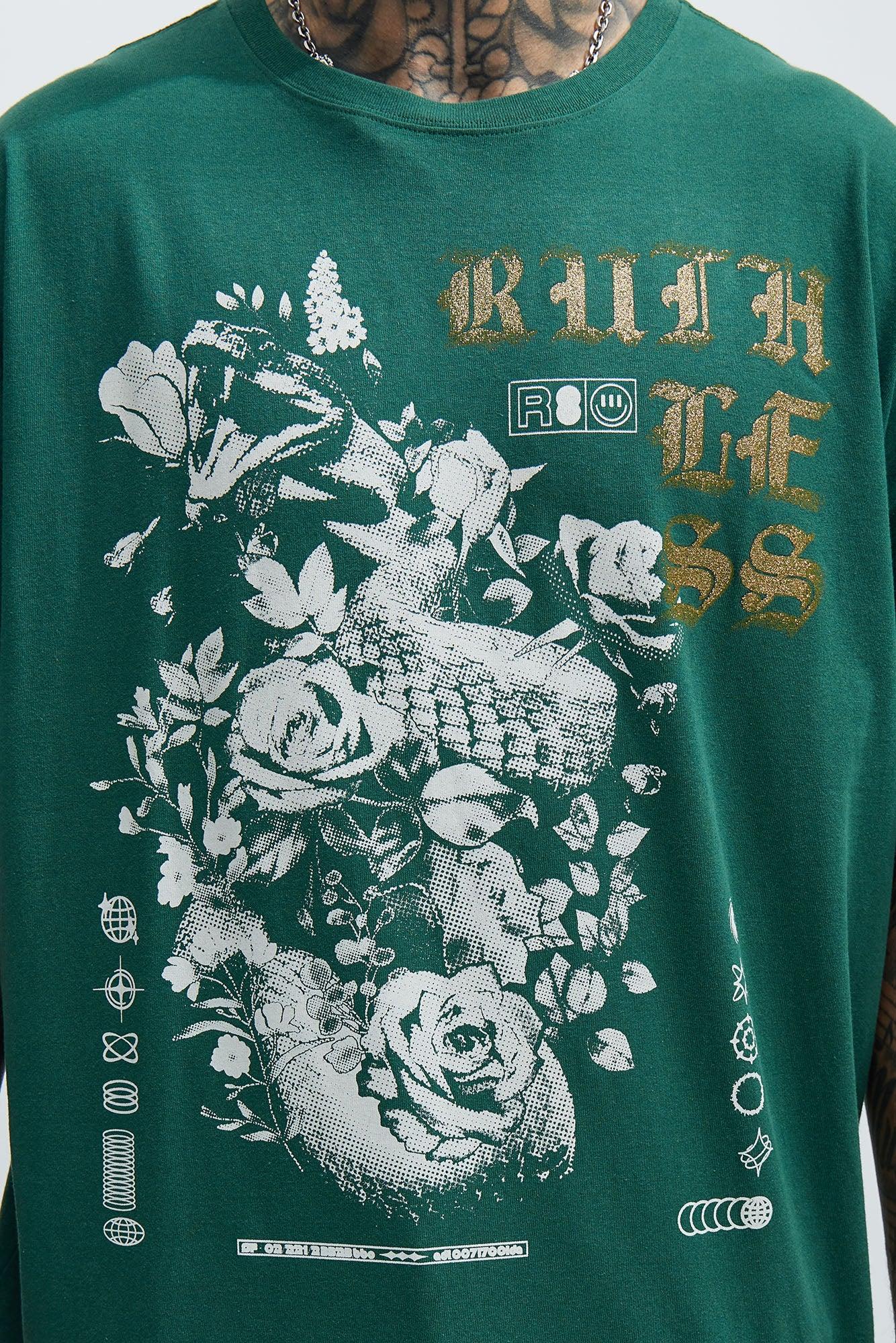 Ruthless Oversized Short Sleeve Tee - Hunter Product Image