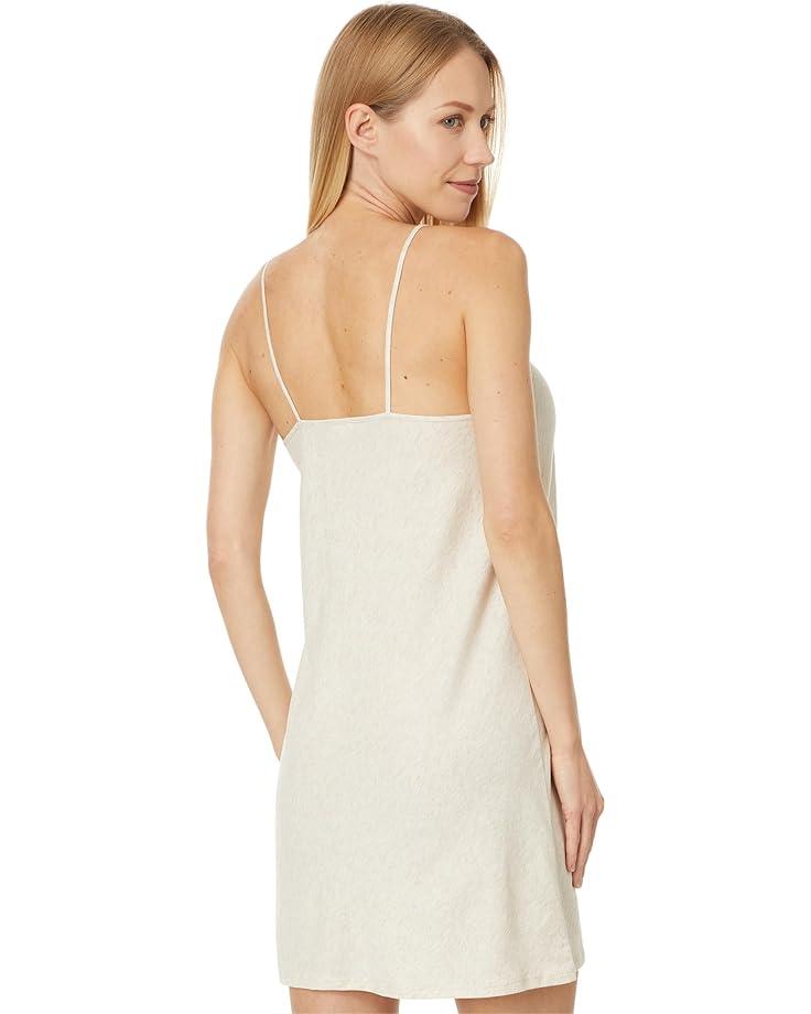 Knit Double Strap Button Neck Gown Product Image