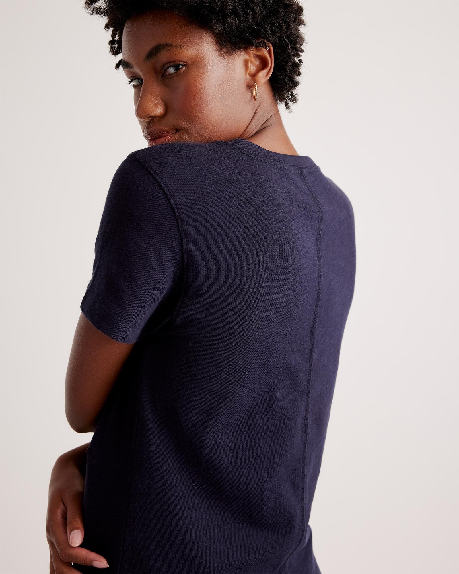 Quince | Women's Slub Crewneck T-Shirt Organic Cotton Product Image