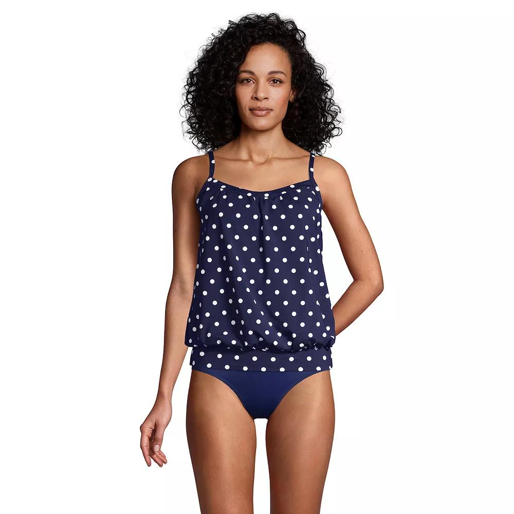 Women's Lands' End UPF 50 Blouson Tankini Swimsuit Top,  Product Image