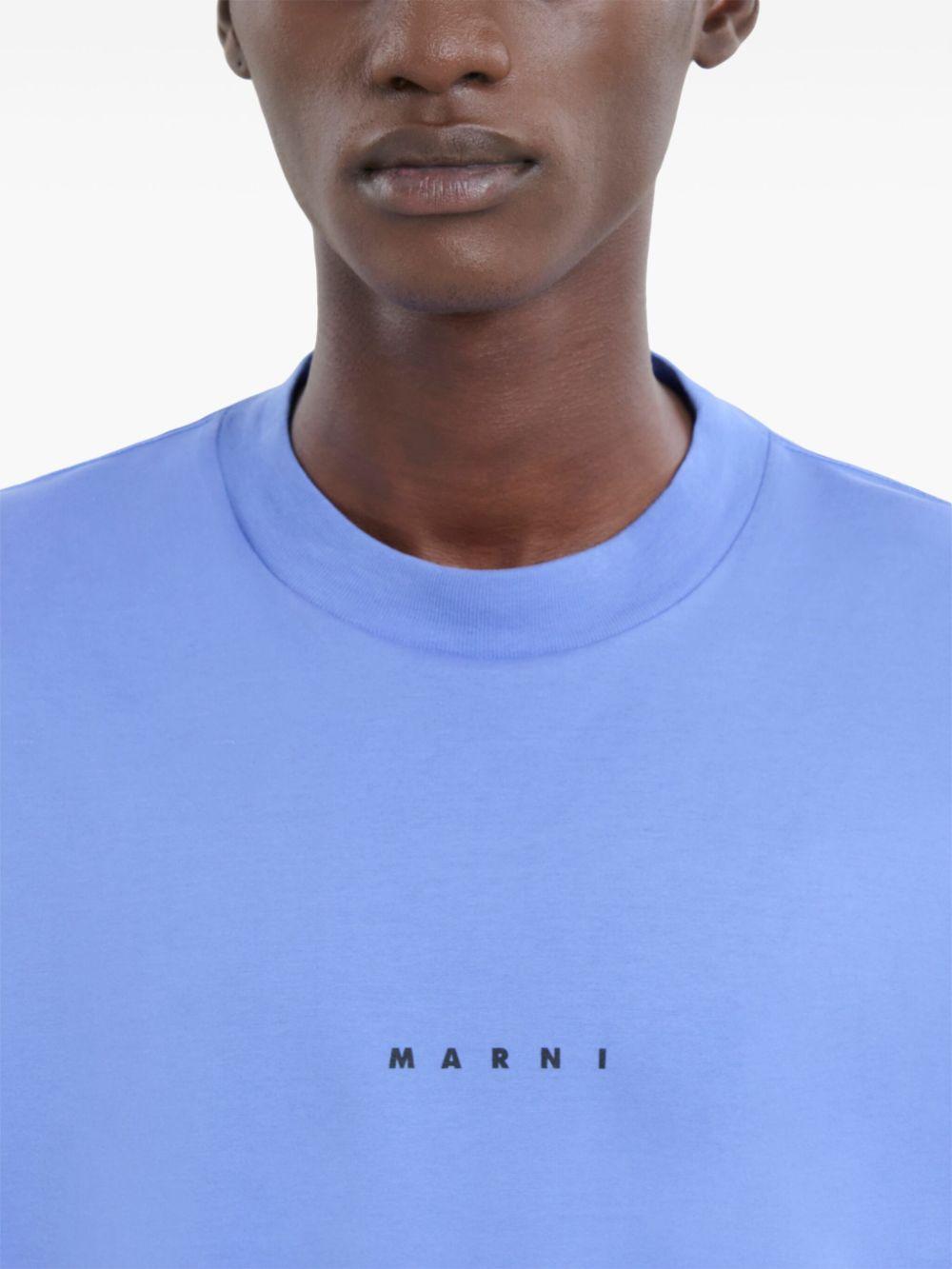 logo-print cotton T-shirt Product Image