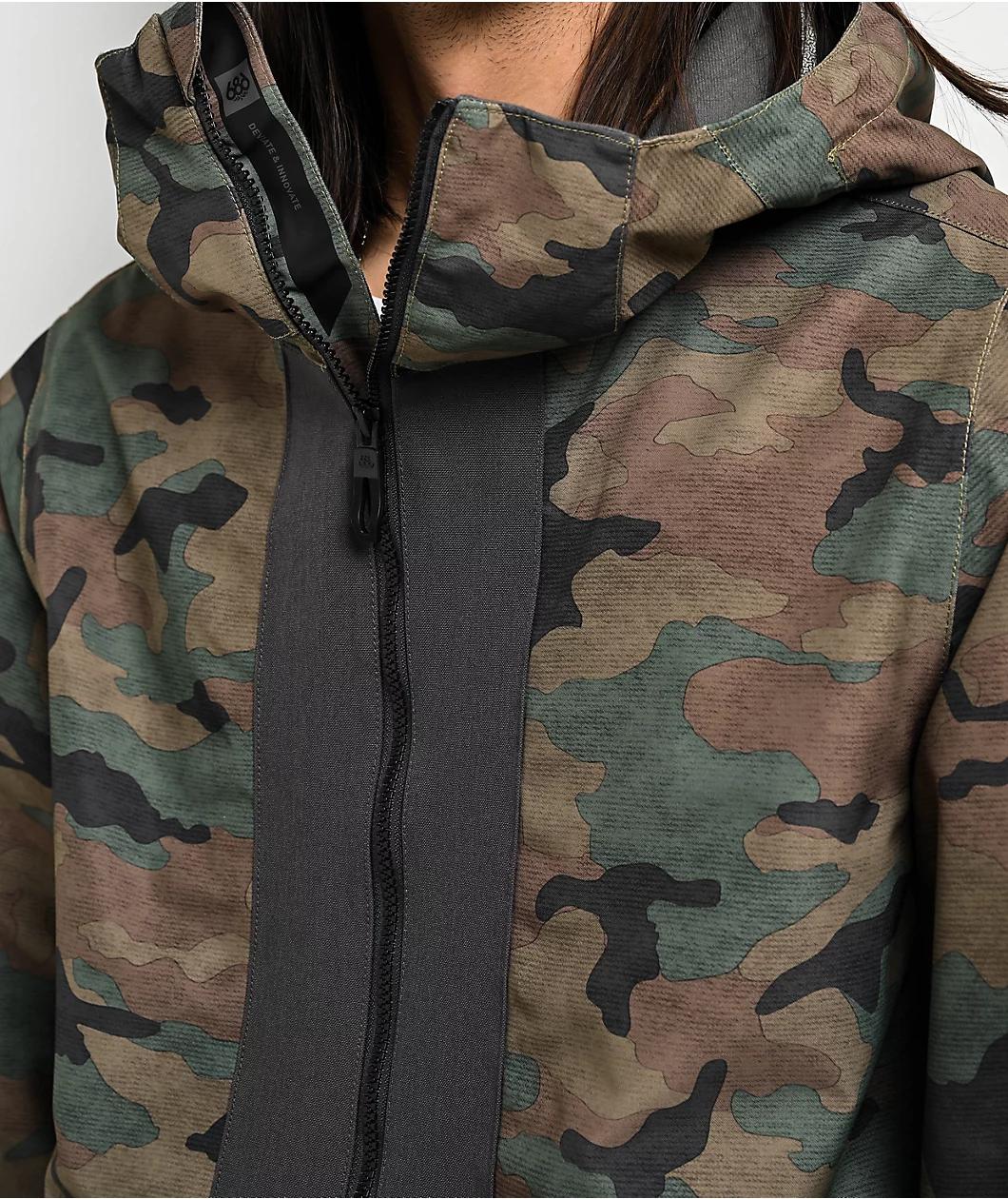686 Ghost Camo 10K Anorak Snowboard Jacket Product Image