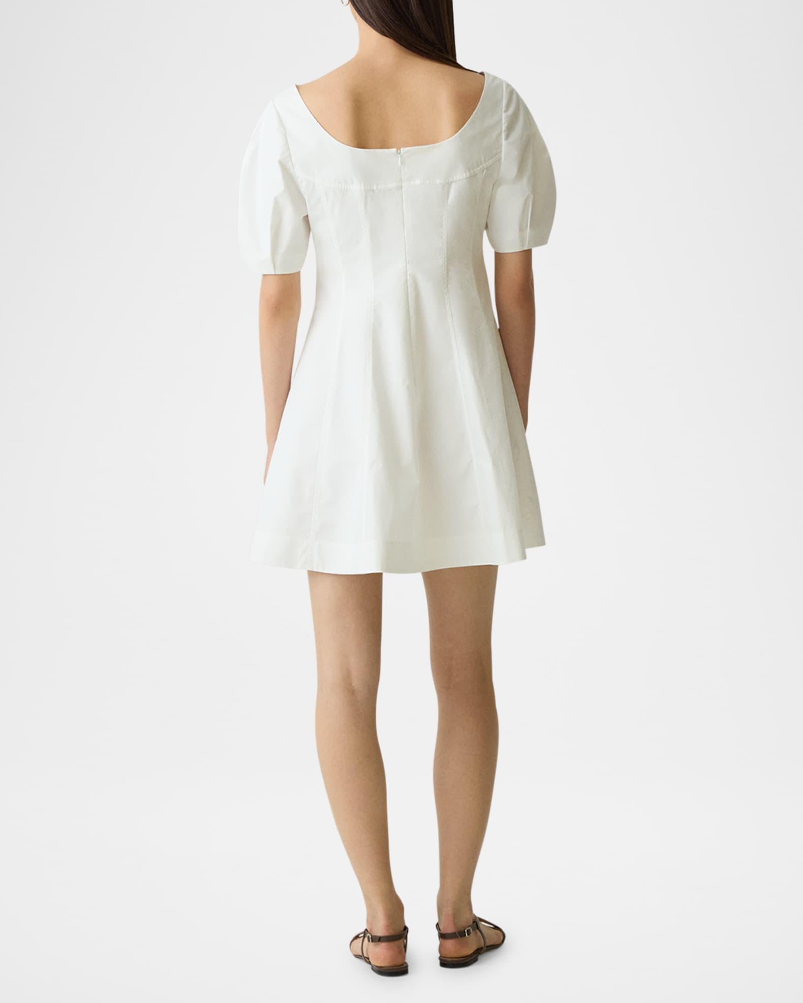Puff-Sleeve Mini Dress Product Image
