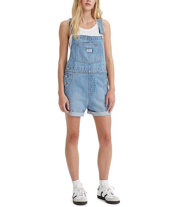 Levi's® Vintage Rolled Cuff Denim Shortalls Product Image