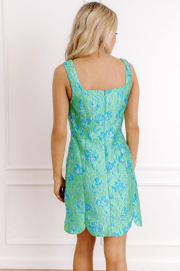 Loving Glance Jacquard Mini Dress Product Image