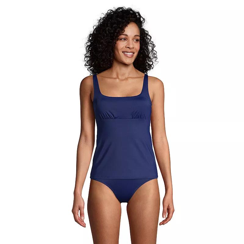 Petite Lands' End UPF 50 Underwire Squareneck Tankini Top, Women's,  Product Image