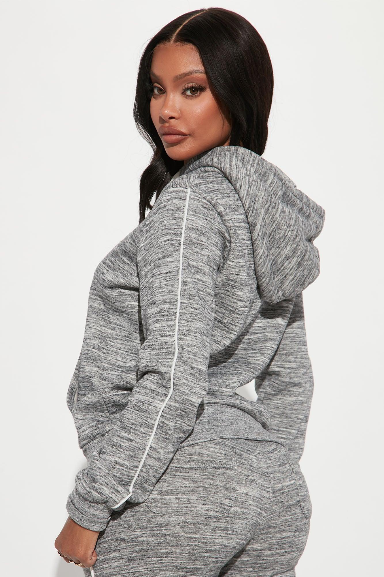 Tennis And Chill Fleece Pullover Hoodie - Heather Grey Product Image