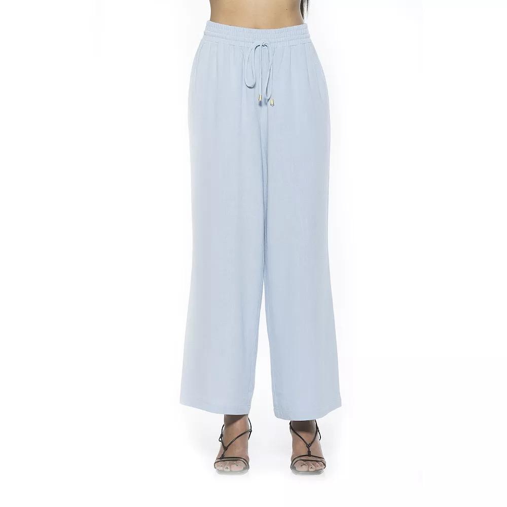 Women's ALEXIA ADMOR Xila Drawstring Relaxed Linen Pants,  Product Image
