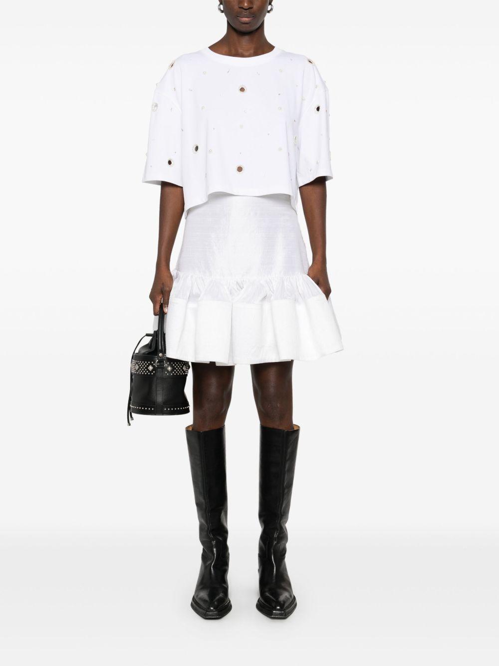 pearl-detail T-shirt Product Image