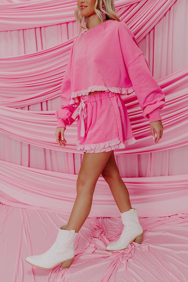 Preppy Charm High Waist Skort Product Image