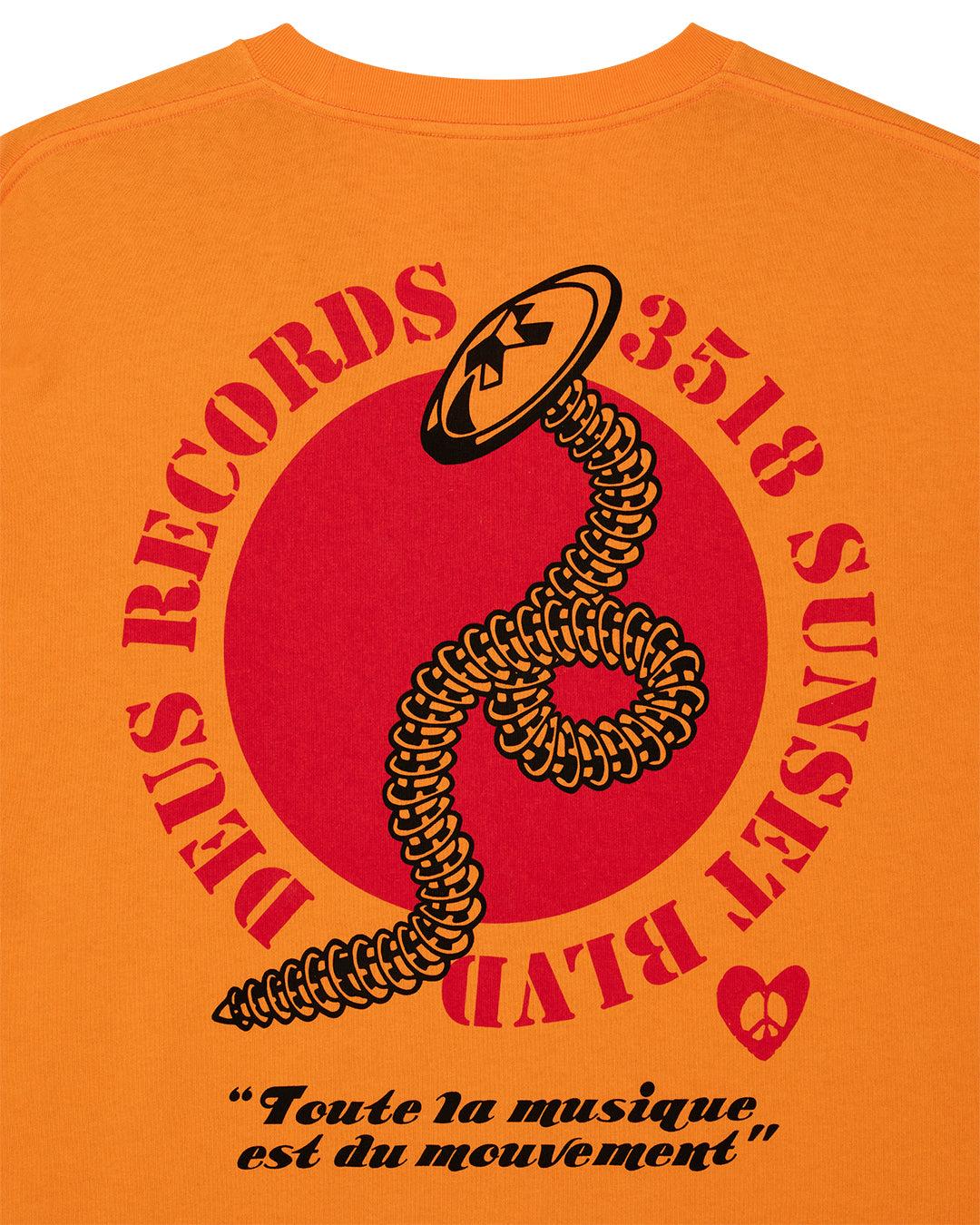 Dancing Ghost Long Sleeve Tee - Persimmon Orange Product Image