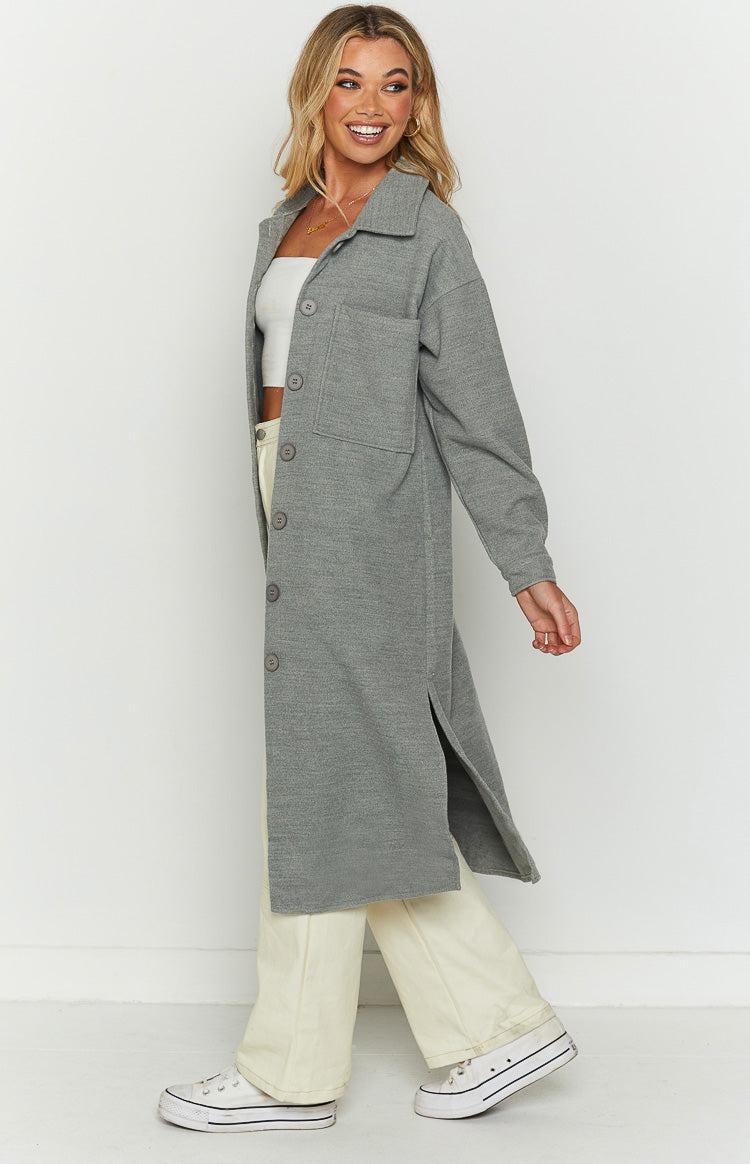 Cullen Grey Longline Shacket Product Image